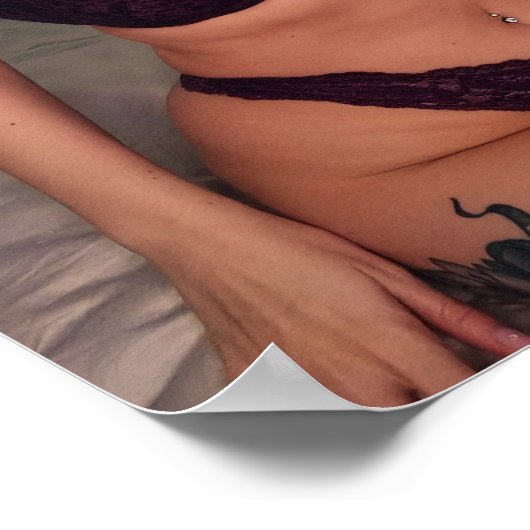Isla White Poster (Hoek)