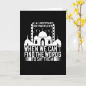 islam - Allah begrijpt onze gebeden Kaart (Gele Bloem)
