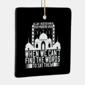 islam - Allah begrijpt onze gebeden Keramisch Ornament (Rechts)