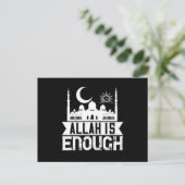 islam - Allah is genoeg Briefkaart (Staand voorkant)