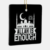 Islam - Allah is genoeg Keramisch Ornament (Rechts)