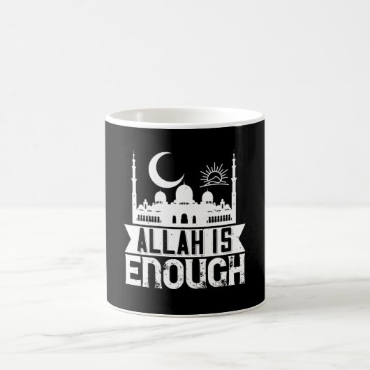 islam - Allah is genoeg Koffiemok (Center)