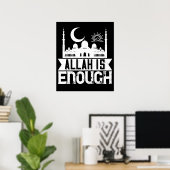 islam - Allah is genoeg Poster (Thuiskantoor)