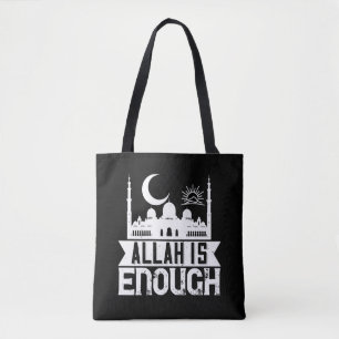 Islam - Allah Is Genoeg Tote Bag
