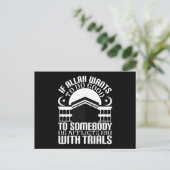 islam - als Allah goed wil doen Briefkaart (Staand voorkant)