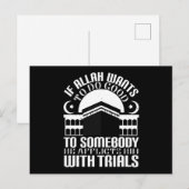 islam - als Allah goed wil doen Briefkaart (Voorkant / Achterkant)