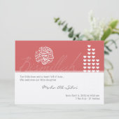 Islam aqiqah aqeeqah uitnodiging bismillah (Staand voorkant)