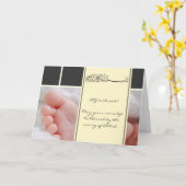 Islam aqiqah gefeliciteerd moslim baby kaart (Gele Bloem)