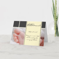 Islam aqiqah gefeliciteerd moslim baby kaart