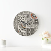 Islam Arabisch Majolica Tegels Patchwork Grote Klok (Huis)