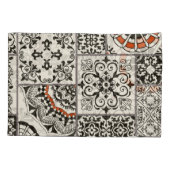 Islam Arabisch Majolica Tegels Patchwork Kussensloop (Achterkant)