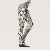 Islam Arabisch Majolica Tegels Patchwork Leggings (Rechts)