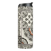 Islam Arabisch Majolica Tegels Patchwork Thermosbeker (Gedraaid links)