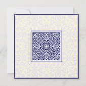 Islam Arabisch metallisch verloving bruiloft Kaart (Voorkant)