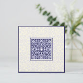 Islam Arabisch metallisch verloving bruiloft Kaart (Staand voorkant)