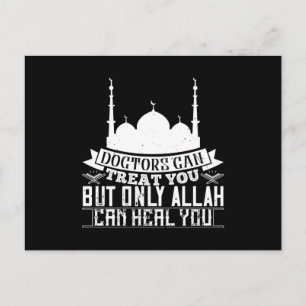 Islam - Artsen kunnen je behandelen Allah kan je g Briefkaart