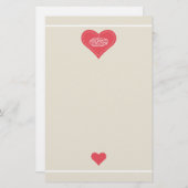 Islam Bismillah kalligrafie hartliefde Briefpapier (Voorkant / Achterkant)