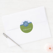Islam Bismillah polka dot naam ster Ronde Sticker (Envelop)