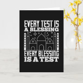 Islam - Elke test is een zegen Kaart (Gele Bloem)
