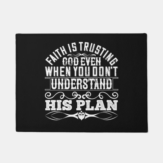Islam - Faith Is Trusting God Deurmat (Voorkant)