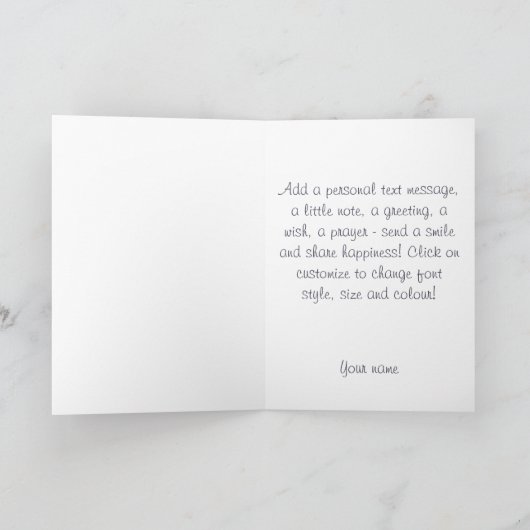 Islam feliciteert bruidsboeket mashallah kaart (Binnen)