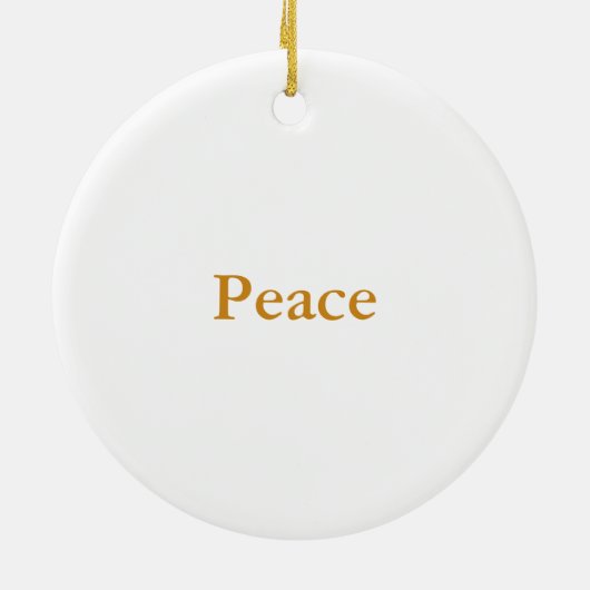 Islam, gouden symbool keramisch ornament (Achterkant)