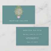 Islam Islamic Bismillah-hartsterren Visitekaartje (Voorkant / Achterkant)