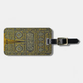 Islam Islamitische Arabisch Calligrafie Hajj Kaaba Bagagelabel (Voorkant horizontaal)