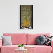 Islam Islamitische Arabisch Calligrafie Hajj Kaaba Canvas Afdruk (Insitu (Woonkamer))