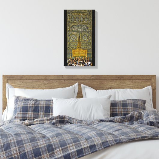 Islam Islamitische Arabisch Calligrafie Hajj Kaaba Canvas Afdruk (Insitu (Slaapkamer))