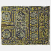 Islam Islamitische Arabisch Calligrafie Hajj Kaaba Fleece Deken (Voorkant (Horizontaal))
