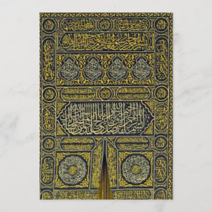 Islam Islamitische Arabisch Calligrafie Hajj Kaaba Kaart