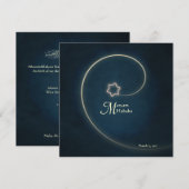 Islam Islamitische baby geboorte Aqiqah nachtster Kaart (Voorkant / Achterkant)