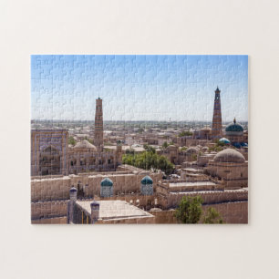 Islam Khodja Mosque en Citadel Kunya-ark - Khiva Legpuzzel