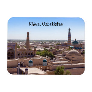 Islam Khodja Mosque en Citadel Kunya-ark - Khiva Magneet