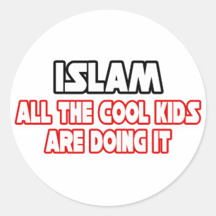 Islam... Koel Kind Ronde Sticker