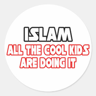 Islam... Koel Kind Ronde Sticker