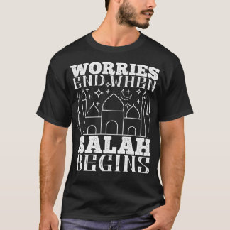 Islam maakt zich zorgen als Salah begint T-shirt