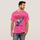 Islam Makhachev Retro Bitmap Style T-shirt (Voorkant volledig)
