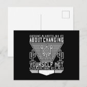 Islam - Moslim zijn betekent je jezelf veranderen Briefkaart (Voorkant / Achterkant)