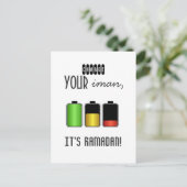 Islam motivatie beschuldiging Iman Ramadan Islamit Briefkaart (Staand voorkant)