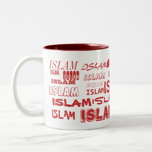 Islam Multi-font Mok (rood) (Links)