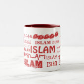 Islam Multi-font Mok (rood) (Center)