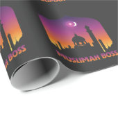 Islam Muslimah Boss Religieuze Arabische moslim Cadeaupapier (Rol Hoek)