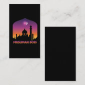 Islam Muslimah Boss Religieuze Arabische moslim Visitekaartje (Voorkant / Achterkant)