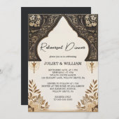 Islam Nikah Arabisch Walima Moslim repetitie diner Kaart (Voorkant / Achterkant)