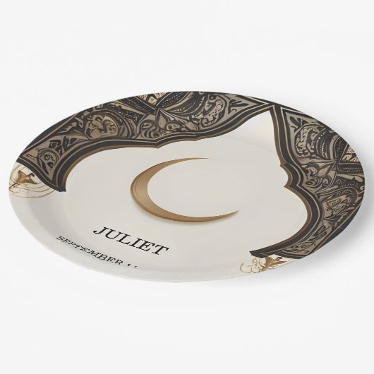 Islam Nikah Arabisch Walima Moslim Vrijgezellenfee Papieren Bordje (Gekanteld)