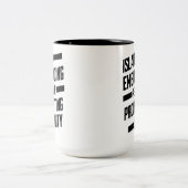 Islam omarmt vrede en bevordert eenheid tweekleurige koffiemok (Center)