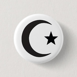 Islam Religieuze Symbool Ronde Button 3,2 Cm
