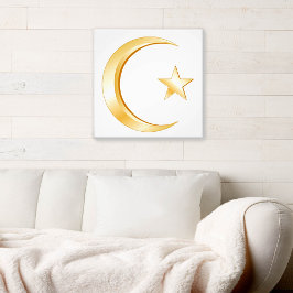 Islam Symbol Canvas Art Afdruk